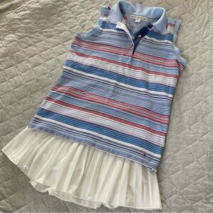 Vintage 90’s Tommy Hilfiger S red white & blue sleeveless tank golf/tennis top